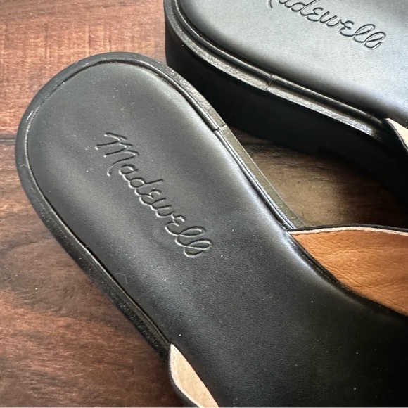 Madewell Pieced Crisscross Leather Slides - Picture 10 of 12